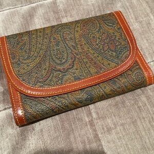 Lorenzo Carraro Florentine Paisley Leather Wallet